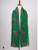 LINEN SCARF, SKULL 2 XL